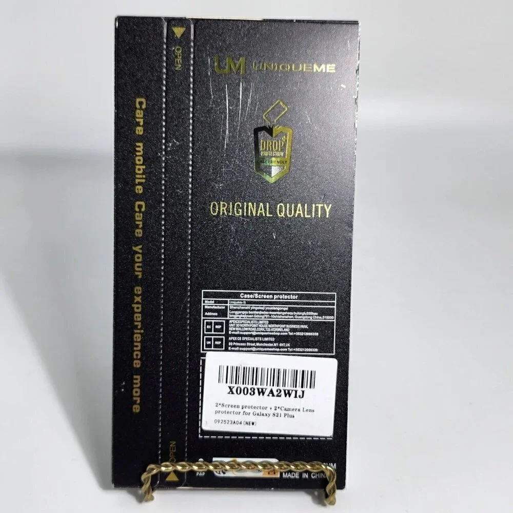 UniqueMe Samsung Galaxy S21 Plus 2 Privacy Screen Protector & 2 Camera Lens NEW